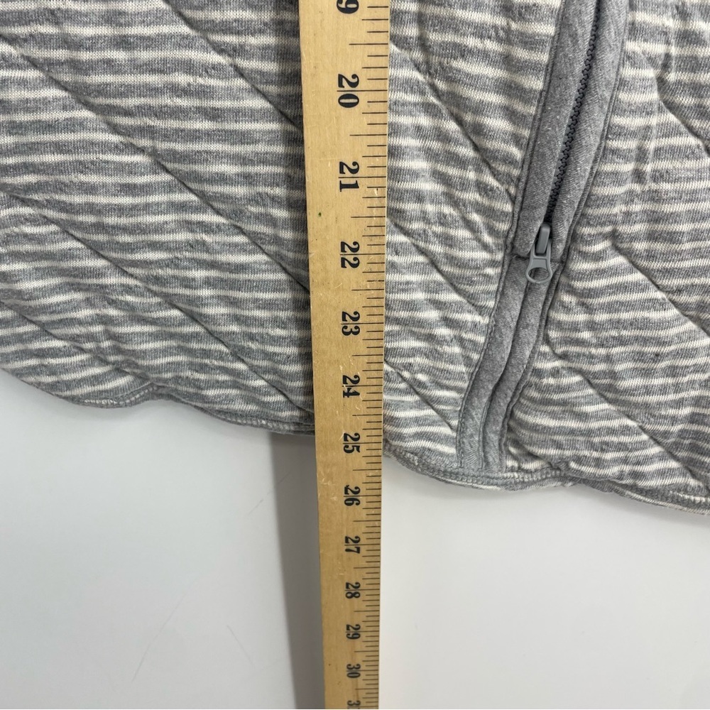 Moon and Back by Hanna Anderson Sleep Sack gray striped Sz M - Picture 4 of 7